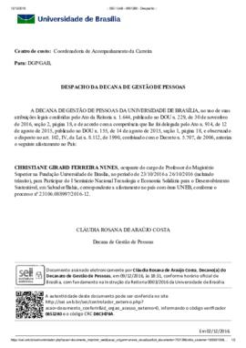 Despacho da Decana de Gestão de Pessoas (2016-12-09)