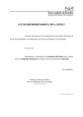 Ato de Credenciamento DPP N° 0102/2017