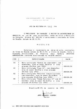 Ato da Reitoria nº 0012/1994