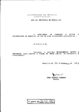 Ato da Reitoria nº 1453/1993