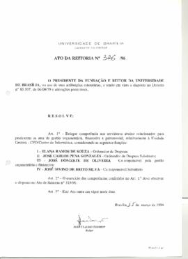 Ato da Reitoria nº 0326/1996